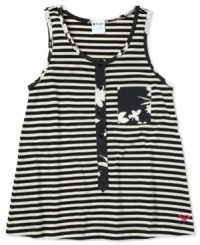 Inspire bold fashion choices with this striped and floral printed tank from Roxy. Inspire bold fashion choices with this striped and floral printed tank from Roxy.