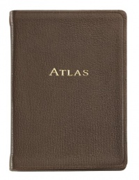 Graphic Image The Traveler's Atlas, Goatskin Leather, Mocha (AUWMRBLGTIMOC)