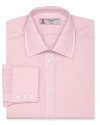 From the premier clothier Turnbull & Asser and rendered in smooth, crisp cotton poplin, this solid dress shirt anchors your attire in classic luxury.