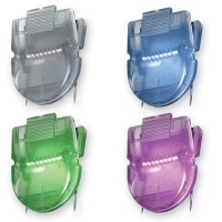 Advantus Standard Size Wall Clips for Fabric Panels, 40 Sheet Capacity, Assorted Metallic Colors, Box of 20 (AVT75338) Advantus Standard Size Wall Clips for Fabric Panels, 40 Sheet Capacity, Assorted Metallic Colors, Box of 20 (AVT75338)
