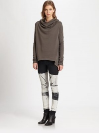 From the HELMUT capsule collection. An attached hood tops this ultra-soft cotton blend, beautifully draped across the body. CowlneckAttached hoodDropped shouldersLong sleevesU-shaped hemAbout 28 from shoulder to hem80% cotton/20% polyesterDry cleanImportedModel shown is 5'10 (177cm) wearing US size Small. From the HELMUT capsule collection. An attached hood tops this ultra-soft cotton blend, beautifully draped across the body. CowlneckAttached hoodDropped shouldersLong sleevesU-shaped hemAbout 28 from shoulder to hem80% cotton/20% polyesterDry cleanImportedModel shown is 5'10 (177cm) wearing US size Small.