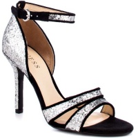 Guess Women's Laren Sandal,Silver,9 M US Guess Women's Laren Sandal,Silver,9 M US