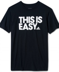 You've got this. Spread the positivity in this graphic t-shirt from adidas. You've got this. Spread the positivity in this graphic t-shirt from adidas.