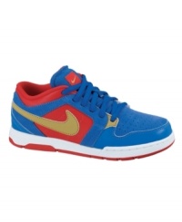 Take it to the streets! Cap off his hip style with the beautiful fusion of leather, suede and nubuck that is the Morgan 3 skate shoe from Nike. Take it to the streets! Cap off his hip style with the beautiful fusion of leather, suede and nubuck that is the Morgan 3 skate shoe from Nike.