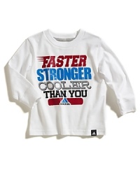 A sporty tee for the future athlete. A sporty tee for the future athlete.