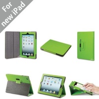 Acase iPad 3 Case - The New iPad 3rd Generation Premium Micro Fiber Leather Case and Flip Stand with Stylus Holder - 100% Support Sleep & Awake (GREEN) Acase iPad 3 Case - The New iPad 3rd Generation Premium Micro Fiber Leather Case and Flip Stand with Stylus Holder - 100% Support Sleep & Awake (GREEN)