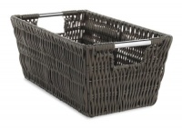 Whitmor 6500-2712 Small Rattique Shelf Tote, Espresso Whitmor 6500-2712 Small Rattique Shelf Tote, Espresso