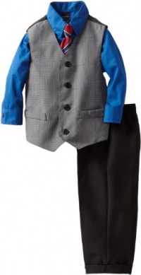 Nautica Dress Up Boys 2-7 Vest Set, Dark Blue, 5 Nautica Dress Up Boys 2-7 Vest Set, Dark Blue, 5