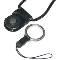 Amzer Detachable Phone Neck Lanyard - Black Amzer Detachable Phone Neck Lanyard - Black