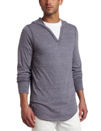 Alternative Men's Eco Heather Pullover Hoodie Tee, Eco Larkspur, Small Alternative Men's Eco Heather Pullover Hoodie Tee, Eco Larkspur, Small