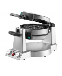 An entire breakfast spread is on your plate in a matter of minutes. Cooking up one Belgian waffle and an omelet at the same time, this professional do-it-all makes mornings magic. The options are endless for hungry tastebuds with this versatile morning-maker, which conquers extra deep waffles, pancakes, frittatas, fried eggs, english muffins and so much more! 1-year warranty. Model WMR300. An entire breakfast spread is on your plate in a matter of minutes. Cooking up one Belgian waffle and an omelet at the same time, this professional do-it-all makes mornings magic. The options are endless for hungry tastebuds with this versatile morning-maker, which conquers extra deep waffles, pancakes, frittatas, fried eggs, english muffins and so much more! 1-year warranty. Model WMR300.