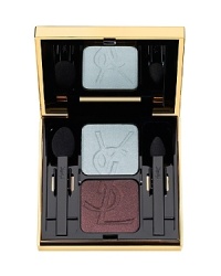 Yves Saint Laurent OMBRES DUOLUMIÈRES Eye Shadow Duo is a reflection of the Yves Saint Laurent spirit, the vibrant color pair plays with contrast to create the ultimate dressed-up look: luminous, radiant, and elegant. This pressed eyeshadow duo contains fashion-inspired color and luxury-inspired texture. The extremely soft powder glides on evenly, and each shade fully expresses its intensity and radiance, thanks to an optical smoothing effect. The formula is wonderfully long-lasting. Yves Saint Laurent OMBRES DUOLUMIÈRES Eye Shadow Duo is a reflection of the Yves Saint Laurent spirit, the vibrant color pair plays with contrast to create the ultimate dressed-up look: luminous, radiant, and elegant. This pressed eyeshadow duo contains fashion-inspired color and luxury-inspired texture. The extremely soft powder glides on evenly, and each shade fully expresses its intensity and radiance, thanks to an optical smoothing effect. The formula is wonderfully long-lasting.