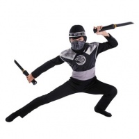 Kid's Dark Raven Ninja Boy's Costume Size Medium 7-8 Kid's Dark Raven Ninja Boy's Costume Size Medium 7-8