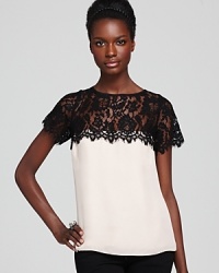 Lace leads the trends for fall in a big way and our new Milly top is the must-add season-opener to your wardrobe. Lace leads the trends for fall in a big way and our new Milly top is the must-add season-opener to your wardrobe.