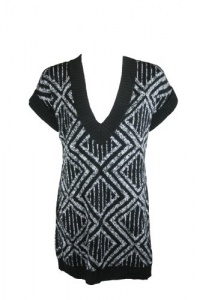 Alfani Womens Petit Short Sleeve Tunic Sweater Alfani Womens Petit Short Sleeve Tunic Sweater