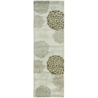 Safavieh Soho Collection SOH211A Handmade Grey New Zealand Wool Square Area Rug, 6-Feet Square Safavieh Soho Collection SOH211A Handmade Grey New Zealand Wool Square Area Rug, 6-Feet Square