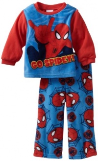 AME Sleepwear Boys Frontal Spider Pajama Set, Multi, 2T