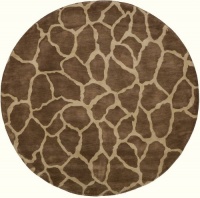 Area Rug 7x7 Round Animal Inspirations Giraffe Color - Momeni Serengeti Rug from RugPal Area Rug 7x7 Round Animal Inspirations Giraffe Color - Momeni Serengeti Rug from RugPal
