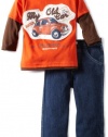 Little Rebels Boys 2-7 2 Piece My Old Car Pant Set