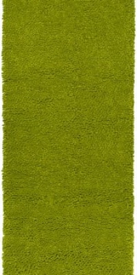 Area Rug 2x8 Runner Shag Lime Green Color - Surya Aros Rug from RugPal Area Rug 2x8 Runner Shag Lime Green Color - Surya Aros Rug from RugPal