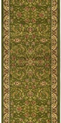 Area Rug 2x8 Runner Traditional Sage - Ivory Color - Safavieh Lyndhurst Rug from RugPal