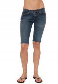 Women's J Brand Cut Off Bermuda Jean Short in Aged Women's J Brand Cut Off Bermuda Jean Short in Aged