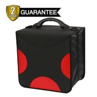 LINKYO® 520 Disc Capacity High-Quality Red CD Wallet LINKYO® 520 Disc Capacity High-Quality Red CD Wallet