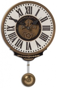 Uttermost Vincenzo Bartolini Cream Wall Clock Uttermost Vincenzo Bartolini Cream Wall Clock