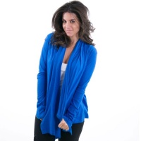Alternative Palm Springs Slub Throw-Over Wrap, Sea Blue, Large Alternative Palm Springs Slub Throw-Over Wrap, Sea Blue, Large