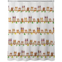 Allure Home Creations Hoot Shower Curtain Allure Home Creations Hoot Shower Curtain