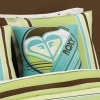 Roxy Kelly Colorblock 16 x 16 Square Decorative Toss Pillow