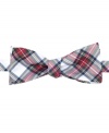 Tartan plaid and this silk tie from Countess Mara add punch to any party.