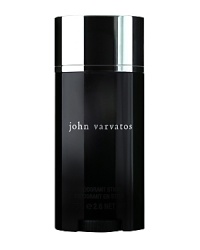 A clear stick deodorant designed to mask odor and keep you feeling fresh all day. Leaves skin with a hint of the signature John Varvatos fragrance A clear stick deodorant designed to mask odor and keep you feeling fresh all day. Leaves skin with a hint of the signature John Varvatos fragrance