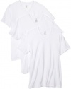 Calvin Klein Men's Basic V-Neck T-Shirt, White, Medium, 3-Pack