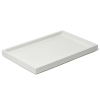 Sleek and sophisticated in cool white, these hand-lacquered bath accessories brighten any bathroom. Sleek and sophisticated in cool white, these hand-lacquered bath accessories brighten any bathroom.