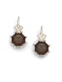 THE LOOKBee Prong collectionSmoky quartz detailBee accentSterling silver settingLatch closureTHE MEASUREMENTLength, about 1.75ORIGINMade in USA THE LOOKBee Prong collectionSmoky quartz detailBee accentSterling silver settingLatch closureTHE MEASUREMENTLength, about 1.75ORIGINMade in USA