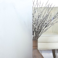 Non-Adhesive Frosted Privacy Window Film- 3 ft x 6.5 ft- White - WDF - NewArrivals Non-Adhesive Frosted Privacy Window Film- 3 ft x 6.5 ft- White - WDF - NewArrivals