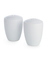 Full of possibilities, these ultra-versatile salt and pepper shakers from Noritake's collection of Colorwave white dinnerware are crafted of hardy stoneware with a half glossy, half matte finish in pure white. Mix it in with any of the Colorwave dinnerware shades. Full of possibilities, these ultra-versatile salt and pepper shakers from Noritake's collection of Colorwave white dinnerware are crafted of hardy stoneware with a half glossy, half matte finish in pure white. Mix it in with any of the Colorwave dinnerware shades.