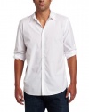 Calvin Klein Sportswear Men's Long Sleeve Roll-up Woven Shirt