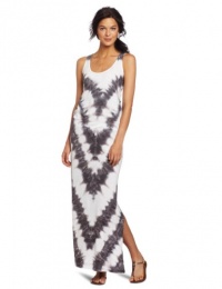 C&C California Women's Tie Dye Maxi Dress, Faded Black, Large C&C California Women's Tie Dye Maxi Dress, Faded Black, Large