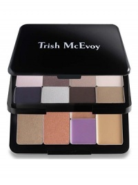 Trish's pocketable Little Black Card Effortless Beauty includes a feature-enhancing palette for eyes, face and lips plus concealer enabling you to create an effortlessly beautiful look anytime, anywhere. The mirrored, double-decker compact features shadows ranging from the most delicate pink to the deepest amethyst paired with the perfect washes of color for the face and lips. Trish's pocketable Little Black Card Effortless Beauty includes a feature-enhancing palette for eyes, face and lips plus concealer enabling you to create an effortlessly beautiful look anytime, anywhere. The mirrored, double-decker compact features shadows ranging from the most delicate pink to the deepest amethyst paired with the perfect washes of color for the face and lips.