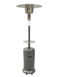 AZ Patio Heaters HLDS01-CBT Tall Patio Heater with Table, 87-Inch, Hammered Silver AZ Patio Heaters HLDS01-CBT Tall Patio Heater with Table, 87-Inch, Hammered Silver