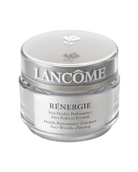 Rediscover your skins youthful strength, firmness and resilience. Thanks to a unique firming and anti-wrinkle effect that fortifies skin making the skin plumper and smoother this double performance treatment is proven to dramatically decrease the appearance of fine lines and wrinkles. The Result: Leaves your skin feeling lifted, firmer; smooth and supple. Rediscover your skins youthful strength, firmness and resilience. Thanks to a unique firming and anti-wrinkle effect that fortifies skin making the skin plumper and smoother this double performance treatment is proven to dramatically decrease the appearance of fine lines and wrinkles. The Result: Leaves your skin feeling lifted, firmer; smooth and supple.