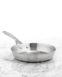 The professional's pick. Five layers of highly conductive metals, including a copper core, stainless steel interior and exterior and 2 layers of aluminum, heat and cool quickly & evenly to keep temperatures consistent across the entire pan. A brilliant dishwasher-safe exterior lights up your space and creates a versatile cooking surface, where searing and deglazing are nearly effortless. Lifetime warranty. The professional's pick. Five layers of highly conductive metals, including a copper core, stainless steel interior and exterior and 2 layers of aluminum, heat and cool quickly & evenly to keep temperatures consistent across the entire pan. A brilliant dishwasher-safe exterior lights up your space and creates a versatile cooking surface, where searing and deglazing are nearly effortless. Lifetime warranty.