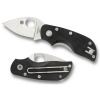 Spyderco Chicago G-10 Plain Edge Knife, Black