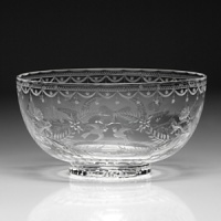 Simply the perfect wedding gift. Hand engraved with exquisite swags, stars and lovebirds. A beautiful piece of crystal that will grace any setting. Simply the perfect wedding gift. Hand engraved with exquisite swags, stars and lovebirds. A beautiful piece of crystal that will grace any setting.