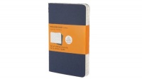Cahier Pocket Ruled Blue Cover (Moleskine Srl), Pack of 3 Cahier Pocket Ruled Blue Cover (Moleskine Srl), Pack of 3