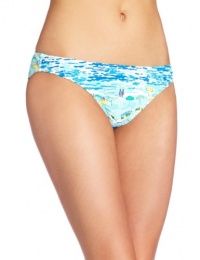 Lilly Pulitzer Women's Surfs Up Bikini Bottom, Resort White High Tide, X-Small