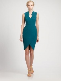 Unbelievably feminine, a sleek sheath dress with intriguing seams and a gorgeous tulip hem.Intriguing necklineSleevelessPrincess seamsTulip hemConcealed back zipperAbout 24 from natural waistPolyester/spandexDry cleanImportedSIZE & FIT Model shown is 5'9 (175cm) wearing a US size 4. Unbelievably feminine, a sleek sheath dress with intriguing seams and a gorgeous tulip hem.Intriguing necklineSleevelessPrincess seamsTulip hemConcealed back zipperAbout 24 from natural waistPolyester/spandexDry cleanImportedSIZE & FIT Model shown is 5'9 (175cm) wearing a US size 4.