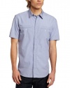 Calvin Klein Sportswear Men's Short Sleeve Check Shirt With Engineered Stripe